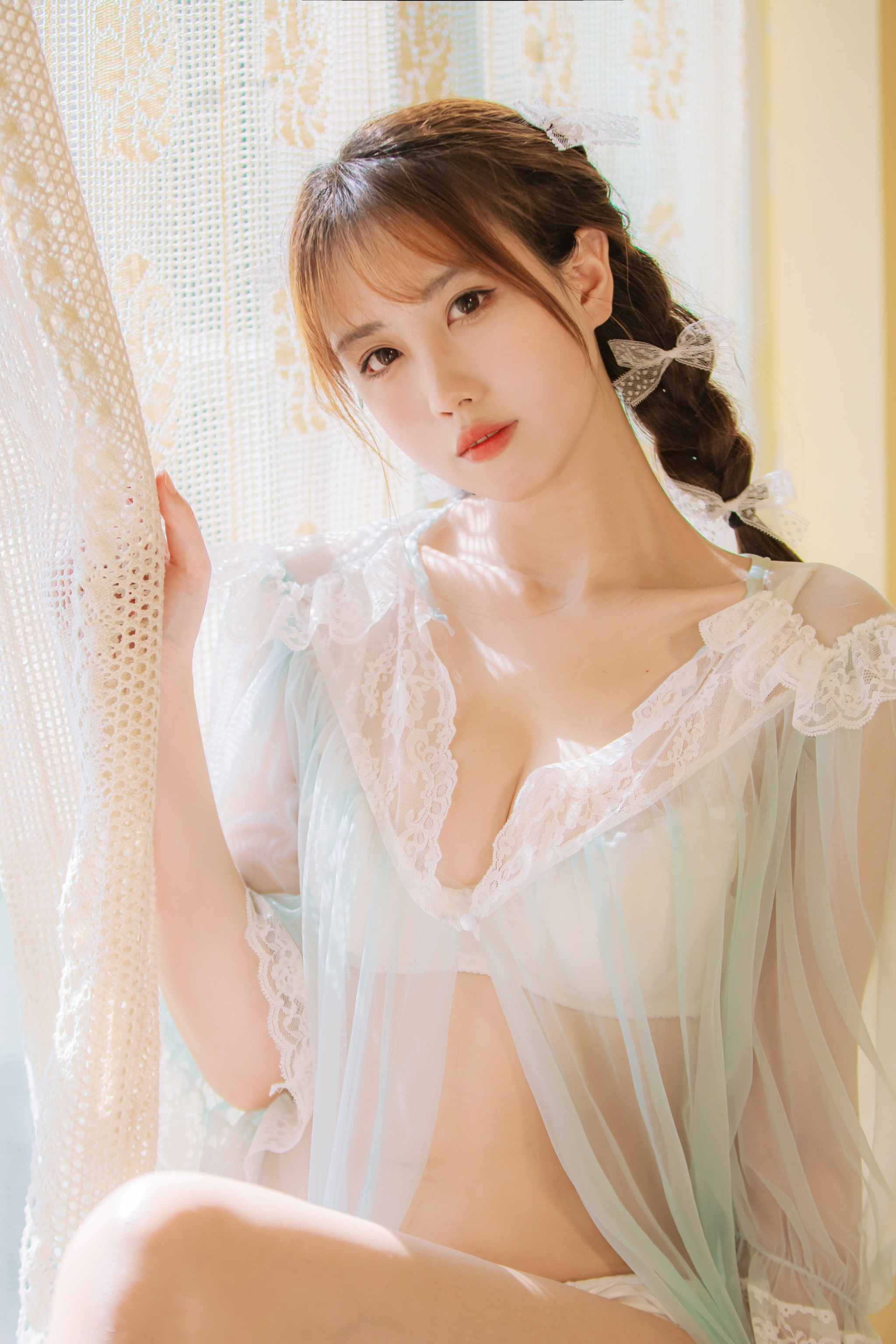 图片[1]-念雪ww – NO.022 蓝纱衣 [40P]-XikXak